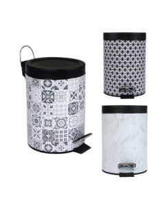 Recipiente Residuos 12lt Acero Inox  Aston Estampado 484-486 Pit02