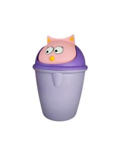 Recipiente Residuos Plast  C-tapa Vaiven 30cm Animales 19701 Lab02 Ns393287 Pk01