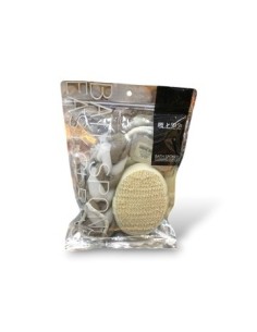 Esponja Para Espalda Trenza Esponja Y Piedra Exfoliante B4916 Dec01