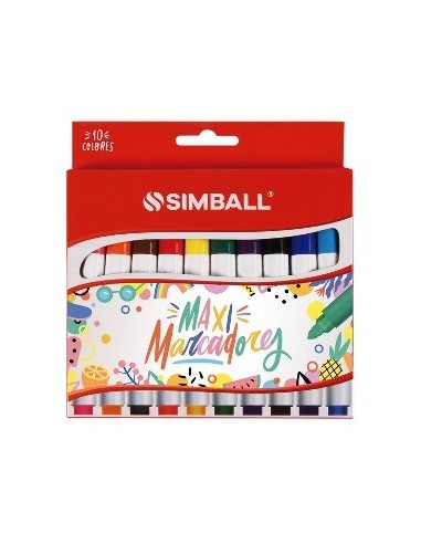 Marcadores X10 Maxi Lavable 0216019910 Spp01