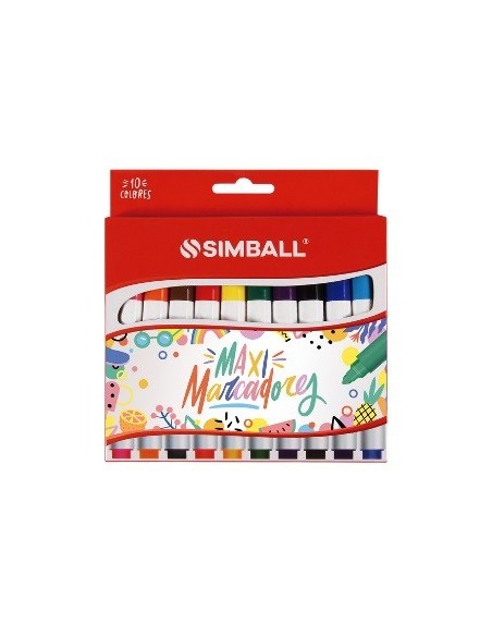 Marcadores X10 Maxi Lavable 0216019910 Spp01
