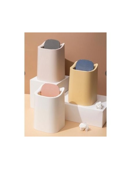 Recipiente Residuos Plast  C-tapa Vaiven 16cm 4921191 Bar02