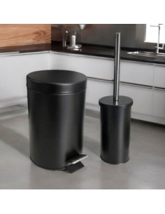 Recipiente Residuos 3lt + Cepillo Bco-ngo 520138 520140 Bar02