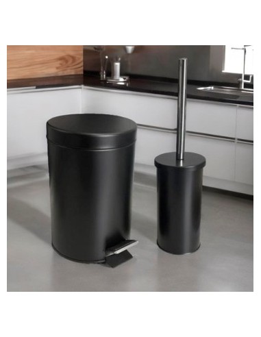 Recipiente Residuos 3lt + Cepillo Bco-ngo 520138 520140 Bar02