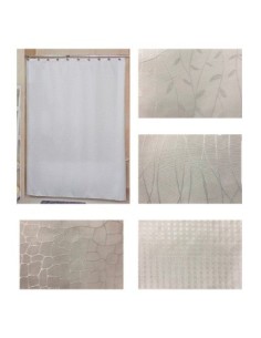 Cortina Bano Jacquard C-ganchos 300 Alf01 -m-