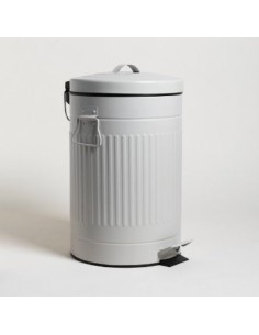 Recipiente Residuos 12lt Americano Acero Beige C-pedal 0131138 Mish02