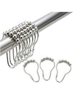 Gancho P/cortina Metal C/bolitas E0059 V0043 41 155 1109 Pmo50501 Pmo50502 Alf01 Mf01 Cath01