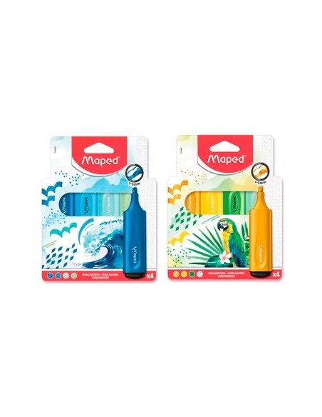 Resaltador X 4 Tema Glitter-metal Surt. 740902 Map01