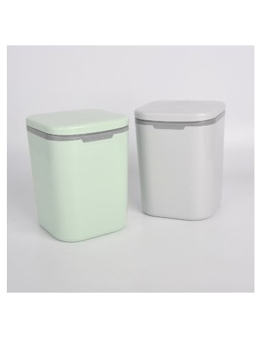 Recipiente Residuos Plast  C-tapa Push 17cm B4140 Dec01