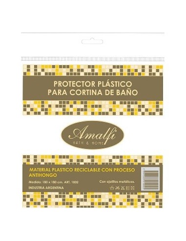 Protector De Cortina Bano 180x180cm Bco Satinado 1002 519521 Alf01