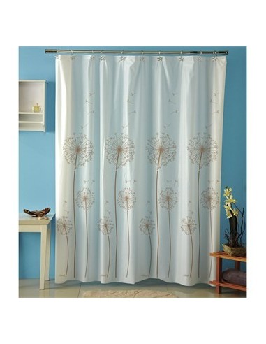 Cortina Bano Polietileno Estampada Splash 1068-1 Alf01