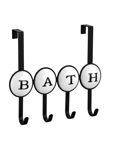 Perchero Puerta Bath 4 Ganchos 4047 Alf01