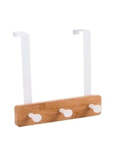 Perchero Puerta C-detalle Bambu 3 Ganchos 4049 Alf01