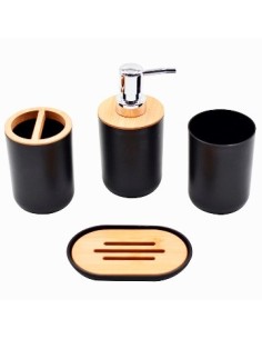 Set Bano X4pzas Redondo Raya C-bamboo 203553 Liv01