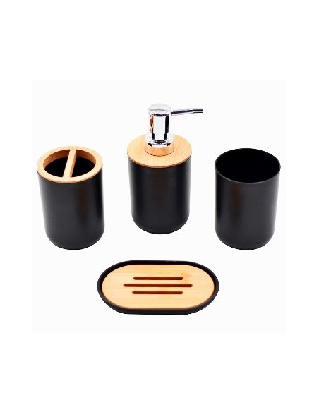 Set Bano X4pzas Redondo Raya C-bamboo 203553 Liv01