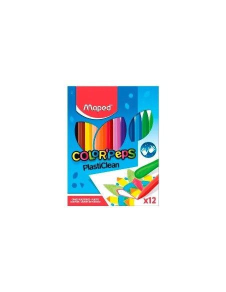 Crayones  X 12 Plasticlean 862011 Map01