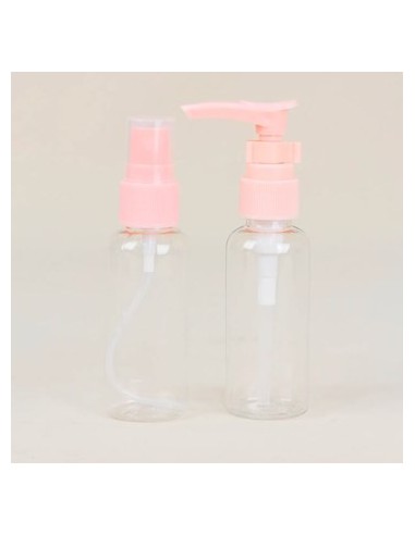 Set Viaje Spa 2 Pcs Dispenser Jabon  Perfume Ee50349 Sf01