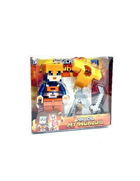 Muneco 10cm Pixelado Guerra Fd40041-fd40042 Fs01