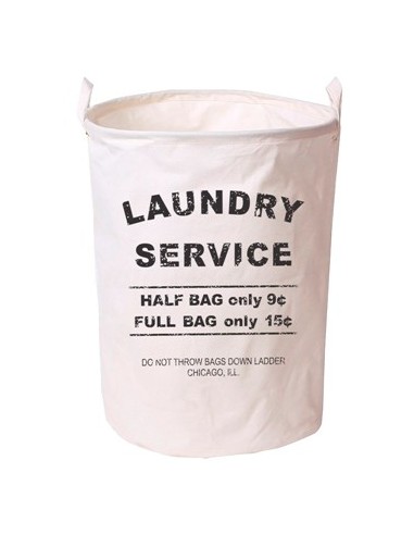 Cesto P-ropa 37x50cm Flexible Tela Red C- Frases 1710-99 Vh01