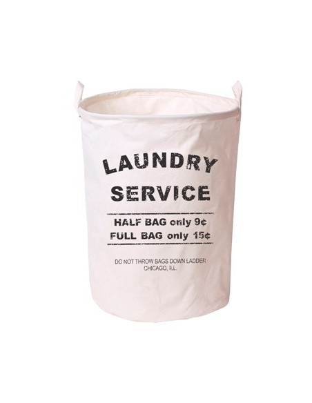 Cesto P-ropa 37x50cm Flexible Tela Red C- Frases 1710-99 Vh01