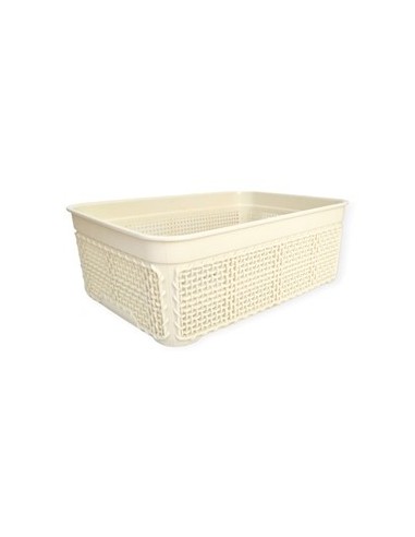 Canasto 19x6cm Plastico Trama B4212be Dec01 -m-