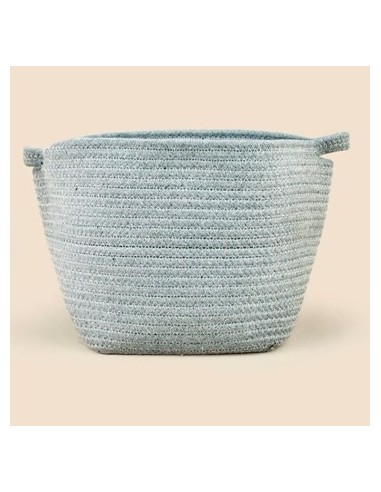 Cesto Algodon Oval 13x13x18cm Ee50770 Sf01