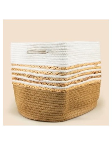 Cesta Algodon 39x26x29cm C-asa Ee50758 Sf01