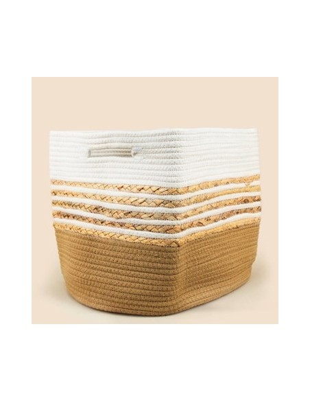 Cesta Algodon 39x26x29cm C-asa Ee50758 Sf01