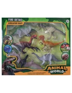 Dinosaurios X6 En Caja Sd16885-sd22749 Pk01