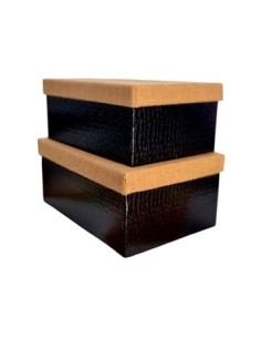 Caja 30x21cm Crocco C-tapa Arpillera Ca6172 Pk01