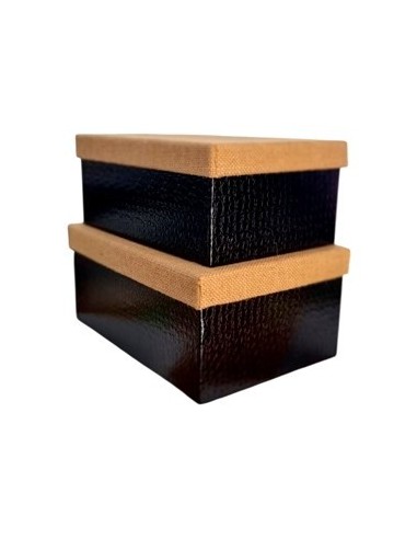 Caja 30x21cm Crocco C-tapa Arpillera Ca6172 Pk01