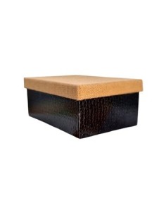 Caja 29x19cm Crocco C-tapa Arpillera Ca6172 Pk01