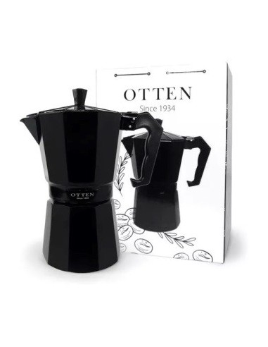 Cafetera Expresso Negra P-12 Tazas Gas0181 Dun01