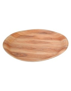 Bandeja 30cm Oval Simil Madera Ns353734 Pk01