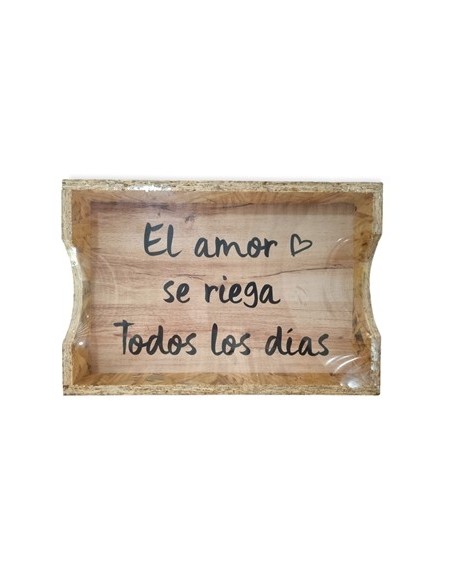 Bandeja 30x20cm Natural C-frases 8805 Decozu