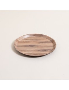 Bandeja 28cm Redonda Simil Madera 113902 Mish02