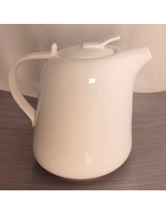 Tetera Ceramica 19 5*14*5 5cm Blanca 59041 Pel02