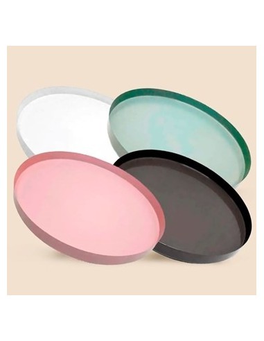 Bandeja De Metal 25cm Colores Pastel Ed-21022 Sf01