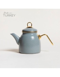 Pava 1300ml Enlozada Col  Gris C-manija Dorado 0137033 Mish02