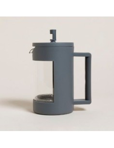 Cafetera 800ml Vidrio Malla Plast  C-embolo En Caja 0410016 Mish02