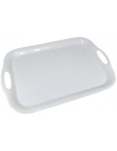 Bandeja Rect  45cm C-asas Blanca Melamina Respont 75118 Res01 -b36-