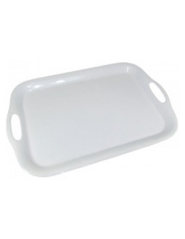 Bandeja Rect  45cm C-asas Blanca Melamina Respont 75118 Res01 -b36-