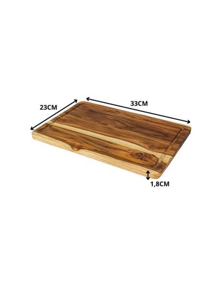 Tabla De Cortar Teca Grand 40x26.5x1.8cm 387.006.m00 (b24) Sao01
