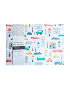 Individual 30x45 Estampado Infantil Surt  X12 Descartable 7275 Decozu