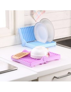 Escurreplatos Plast  Plegable Colores Surt  Rm1-9 Itm01