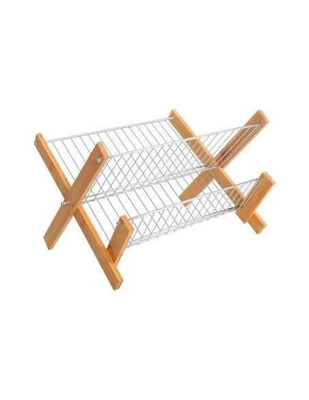 Escurreplatos Plegable Metal Negro C-bambo 301753 Pcu01