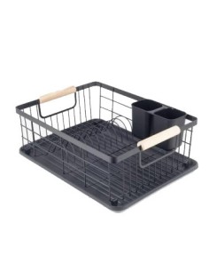 Escurre Plato C-asa Madera Blanco-negro 57916803-57916807-57916802 Cr02