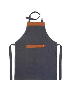 Delantal Combinado Jean-ecocuero 6080-20 Vh01