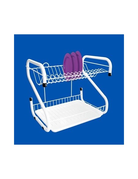 Escurre Platos 2 Pisos Gde C-bandeja Pintado Mod Z 5054-5524-8504 Luv01 -b4-