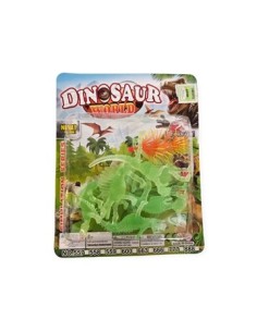 Dinosaurio X6 Goma Transparente En Blister 10437 Go02